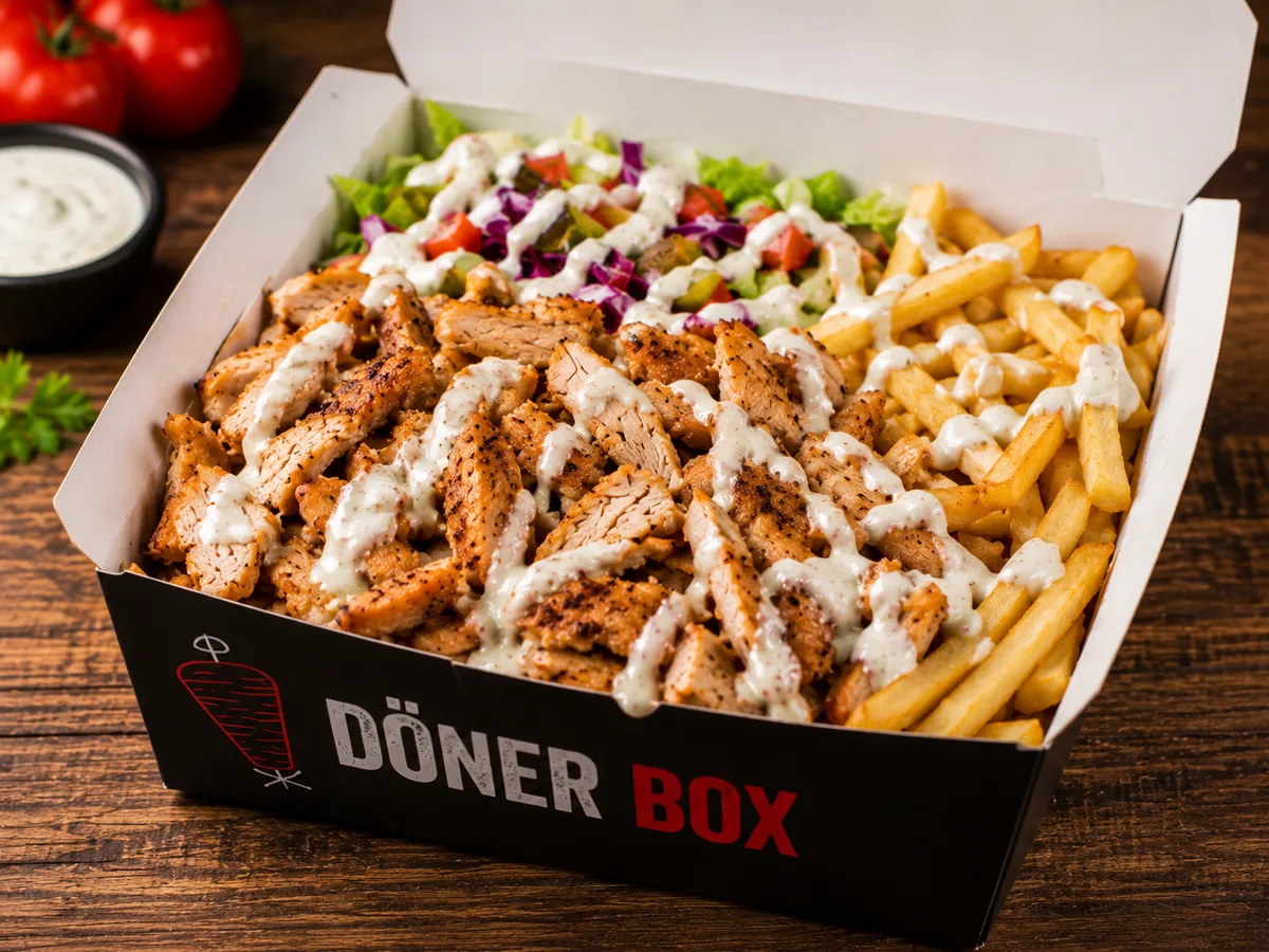 Doner Box Pui - 375gr lipie / 400gr chiflă